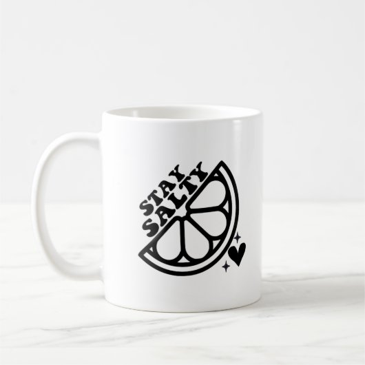 Bleibe Salty Tasse (Links)