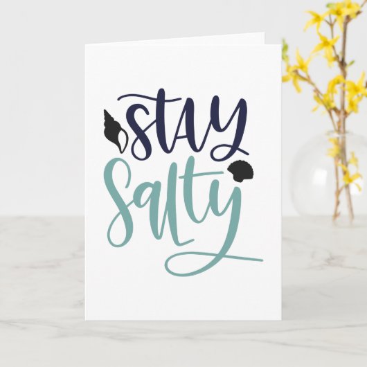 Bleibe salzig karte (Gelbe Blume)