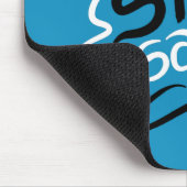 Bleibe Sane Funny Madness Typografy Mousepad (Ecke)
