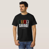 Bleibe Savage T - Shirt | Alpha Mindset Gymwear (Vorne ganz)