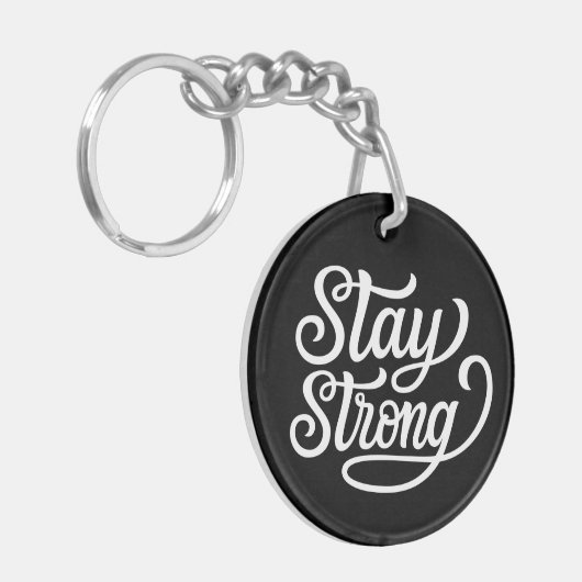 Bleibe Schlüsselanhänger (Vorderseite links)