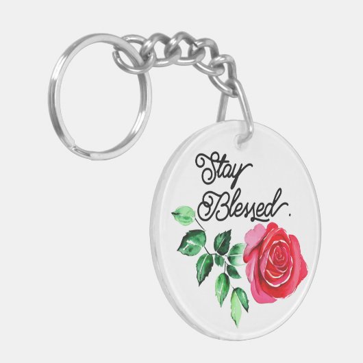 Bleibe Schlüsselanhänger (Vorderseite links)