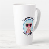 bleibe Schweinekonzept Milchtasse (Rechte Ecke)