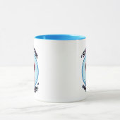 bleibe Schweinekonzept Tasse (Zentrum)