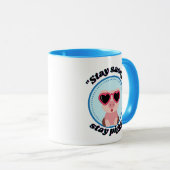 bleibe Schweinekonzept Tasse (VorderseiteRechts)