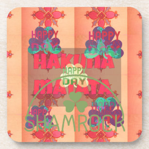 Bleibe segne Happy Saint Patrick's Day Hakuna Mata Untersetzer