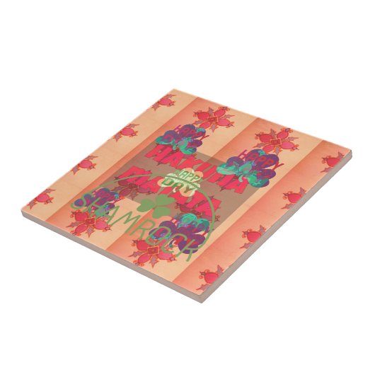 Bleibe segnen Happy St Patrick's Day Hakuna Matata Fliese (Seite)