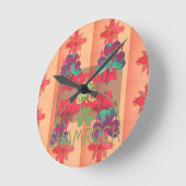 Bleibe segnen Happy St Patrick's Day Hakuna Matata Runde Wanduhr (Winkel)