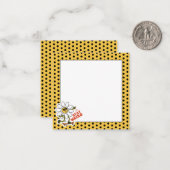 Bleibe seltsame Skateboarding Daisy Mitteilungskarte (Vorderseite/Rückseite Beispiel)