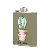 Bleibe Sharp Cactus Flachmann (Links)