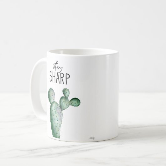 Bleibe Sharp Cactus Kaffeetasse (Vorderseite Links)