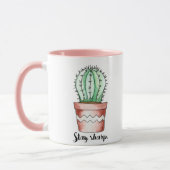 Bleibe Sharp Cactus Tasse (Links)