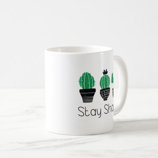 Bleibe Sharp Kaffeetasse (VorderseiteRechts)