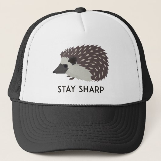 Bleibe Sharp Truckerkappe (Vorderseite)