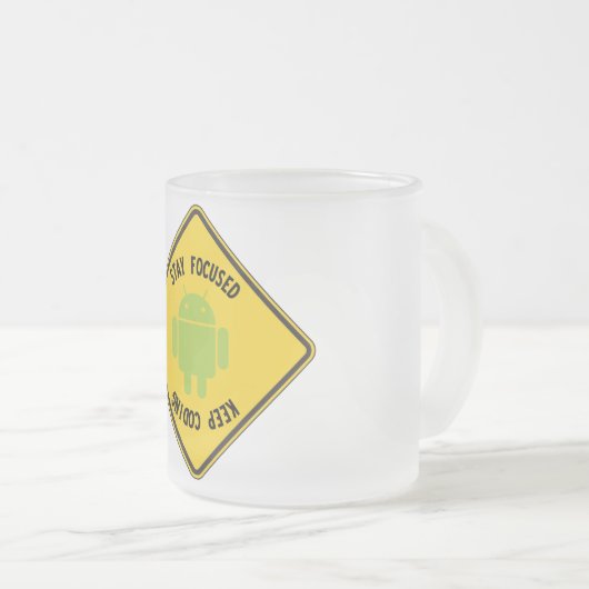 Bleibe Sie behält Kodierung fokussiert (oberstes Reisebecher (VorderseiteRechts)