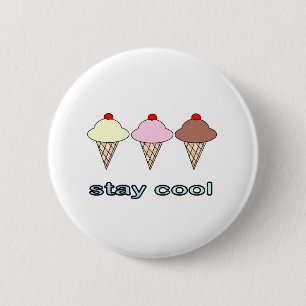 Bleibe Sie cool Button