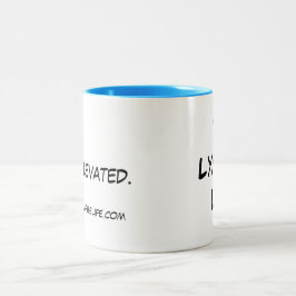 Bleibe Sie erhöhte Zwei-Ton 11oz Tasse