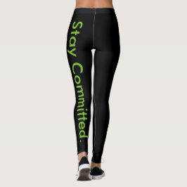 Bleibe Sie festgelegtes Legging Leggings