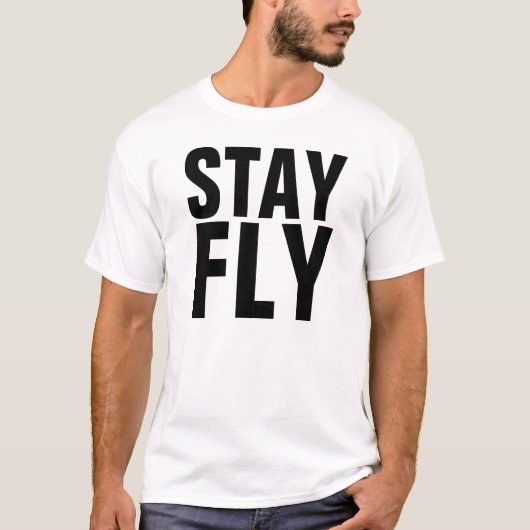 Bleibe Sie Fliege T-Shirt (Vorderseite)