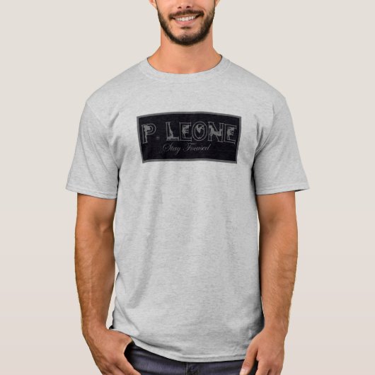 Bleibe Sie fokussiertes P.Leone T-Shirt (Vorderseite)