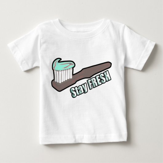 Bleibe Sie frisch Baby T-shirt (Vorderseite)
