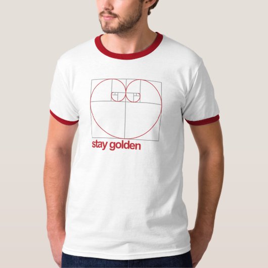 Bleibe Sie golden T-Shirt (Vorderseite)