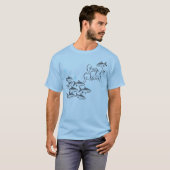 Bleibe Sie in der Schule! T-Shirt (Vorne ganz)