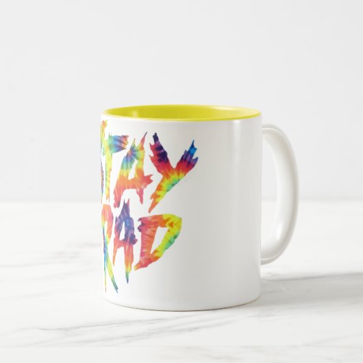 Bleibe Sie krasse Schale Zweifarbige Tasse (VorderseiteRechts)