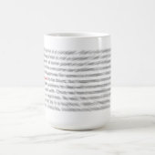 Bleibe Sie - Leben 8D fokussiert Kaffeetasse (Mittel)
