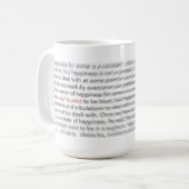 Bleibe Sie - Leben 8D fokussiert Kaffeetasse (Vorderseite Links)