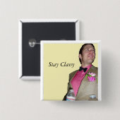 Bleibe Sie nobel Button (Vorne & Hinten)