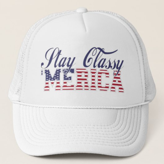Bleibe Sie nobles 'MERICA Truckerkappe (Vorderseite)