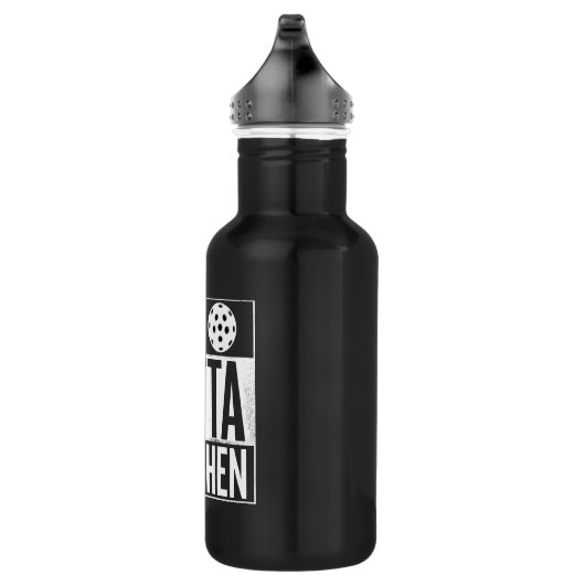 "Bleibe Sie Outta die Küche" Pickleball Trinkflasche (Rechts)
