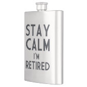 Bleibe Sie Ruhe, die ich zurückgezogen werde Flachmann (Links)