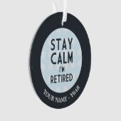 Bleibe Sie Ruhe, die ich zurückgezogen werde Ornament (Vorderseite)