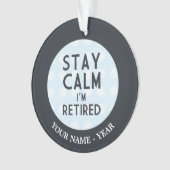 Bleibe Sie Ruhe, die ich zurückgezogen werde Ornament (Vorderseite)