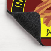 Bleibe Sie ruhig, essen Sie Speck Mousepad (Ecke)