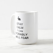 Bleibe Sie ruhige Tasse (Vorderseite Links)