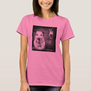 Bleibe Sie sonderbaren Rettungs-HundeT - Shirt