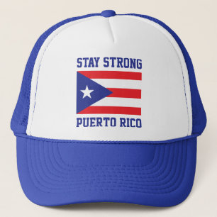 Bleibe Sie starkes Puerto Rico nach Hurrikan Maria Truckerkappe