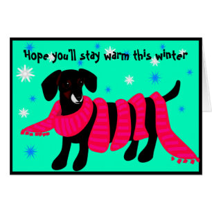 Bleibe Sie warm, hoffen Sie, dass Sie dieser