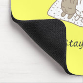 Bleibe Sie warm Mousepad (Ecke)