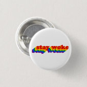 Bleibe Sie weckte Button (Vorne & Hinten)