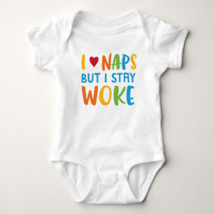 Bleibe Sie weckte Säuglings-Bodysuit-Einteiler Baby Strampler
