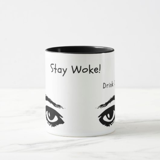 bleibe Sie weckte Tasse (Zentrum)