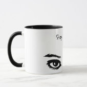 bleibe Sie weckte Tasse (Links)