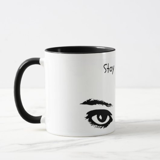 bleibe Sie weckte Tasse (Links)