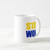 Bleibe Sie weckte Tasse (VorderseiteRechts)