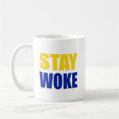 Bleibe Sie weckte Tasse (Links)