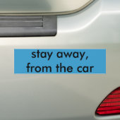 bleibe Sie weg, vom Auto, Autoaufkleber (Auf Auto)